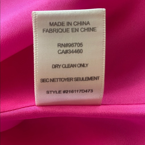 Rebecca Taylor $550 Off-Shoulder Mini Dress Size 8 Fuchsia Pink Ruffle Summer - Picture 4 of 5